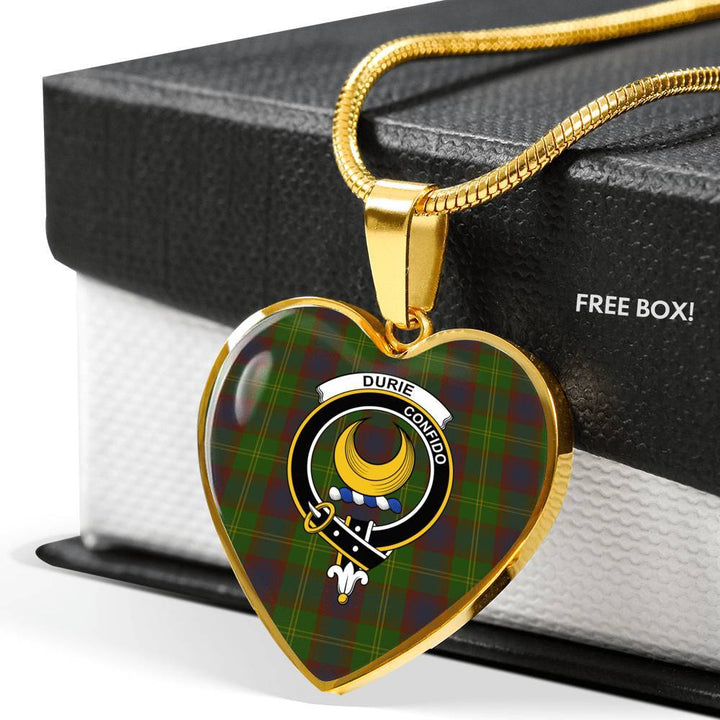 Durie Clan Badge Classic Tartan Necklace