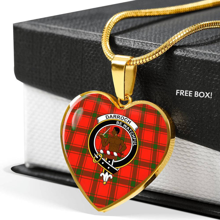 darroch Clan Badge Classic Tartan Necklace