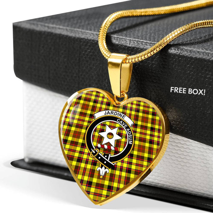 Jardine Clan Badge Classic Tartan Necklace