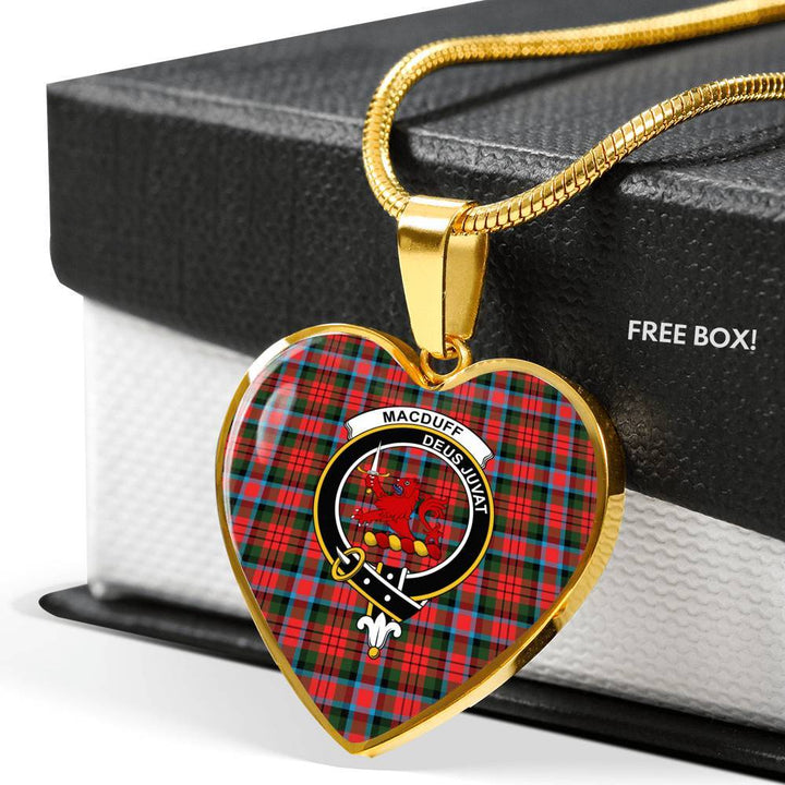 MacDuff Clan Badge Classic Tartan Necklace