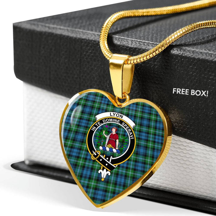 Lyon Clan Clan Badge Classic Tartan Necklace