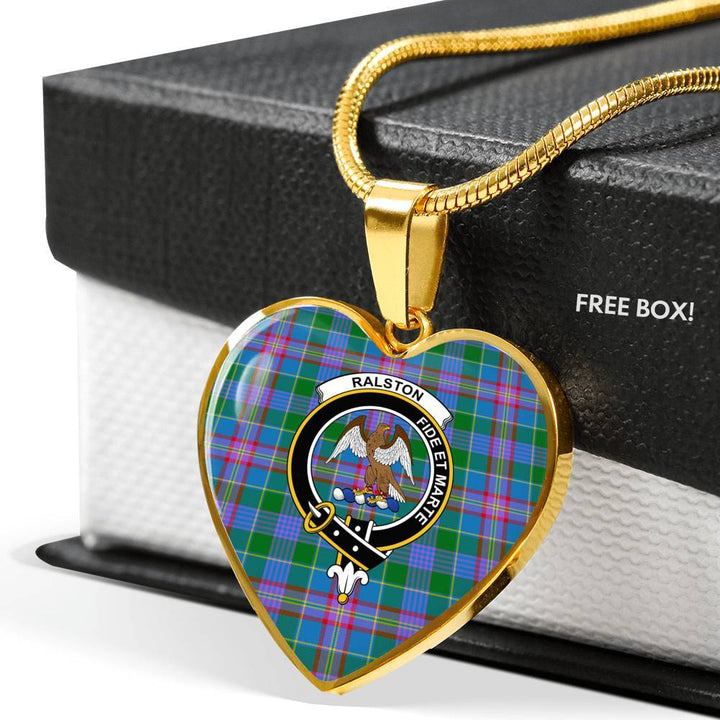 Ralston Clan Badge Classic Tartan Necklace