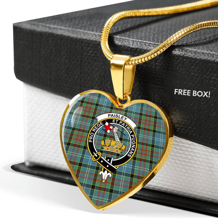 Paisley Clan Badge Classic Tartan Necklace