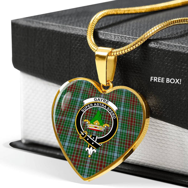 Gayre Clan Badge Classic Tartan Necklace
