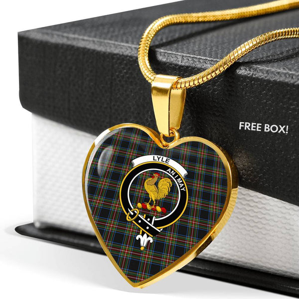 Lyle Clan Badge Classic Tartan Necklace