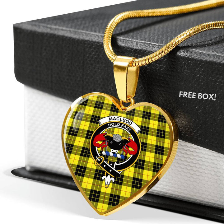 MacLeod of Lewis Clan Badge Classic Tartan Necklace