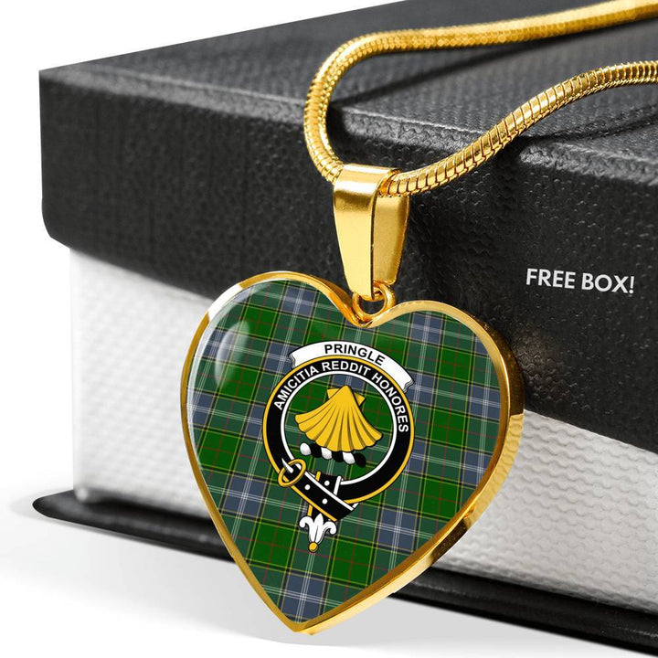 Pringle Clan Badge Classic Tartan Necklace