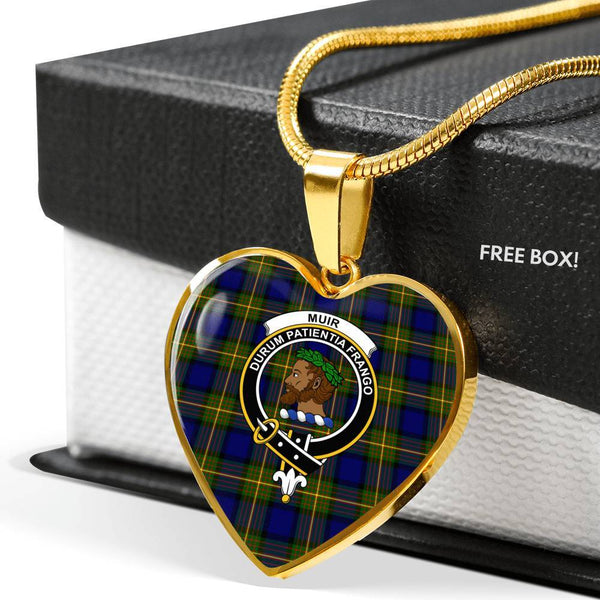 Muir Clan Badge Classic Tartan Necklaces