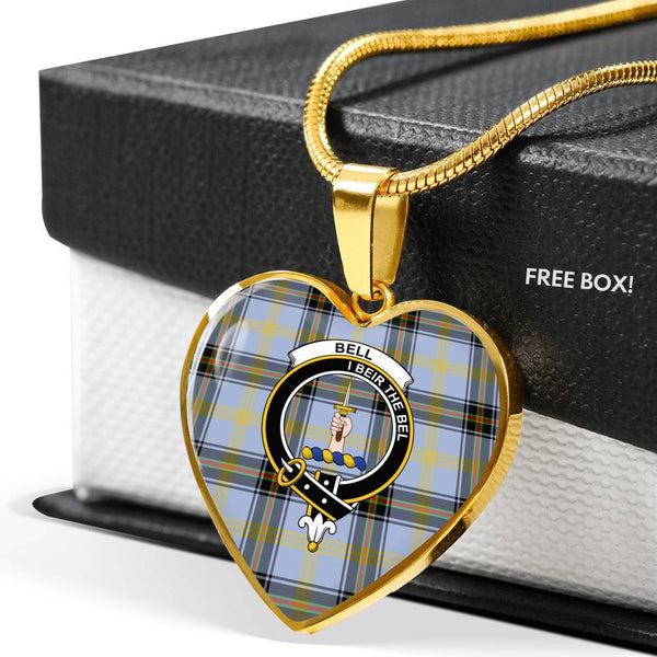 Bell of the Borders Clan Badge Classic Tartan Necklace