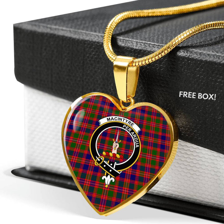 MacIntyre Clan Badge Classic Tartan Necklace