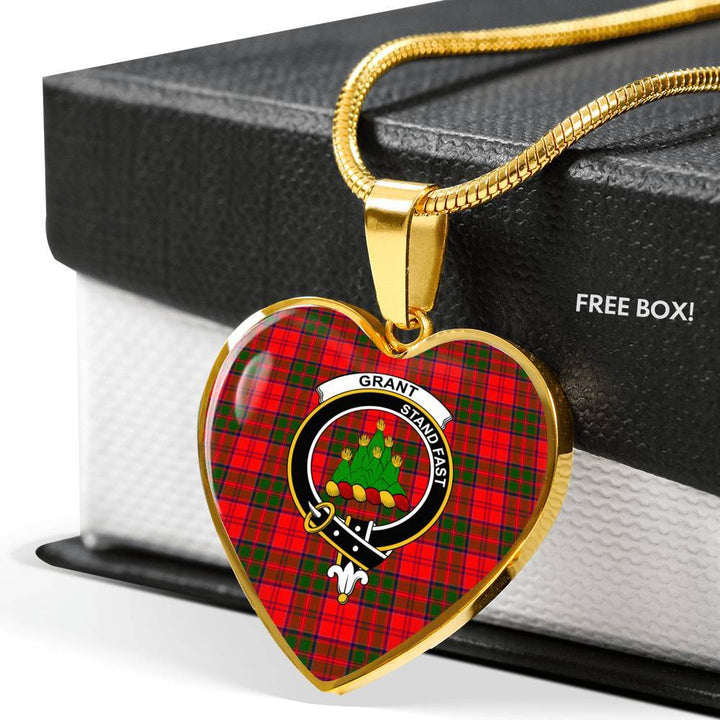 Grant Clan Badge Classic Tartan Necklace