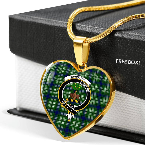 Swinton (Tweedside) Clan Badge Classic Tartan Necklace