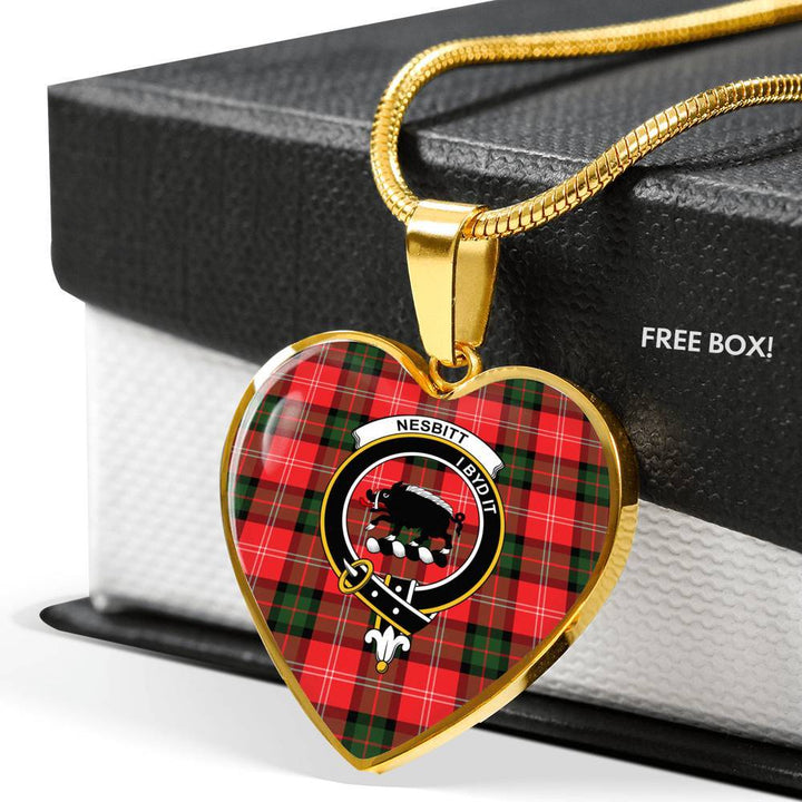 Nesbitt Modern Clan Badge Classic Tartan Necklaces