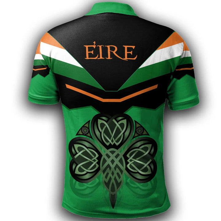 Celtic All Over Print Polo Shirts Irish Shamrock With Celtic Patterns