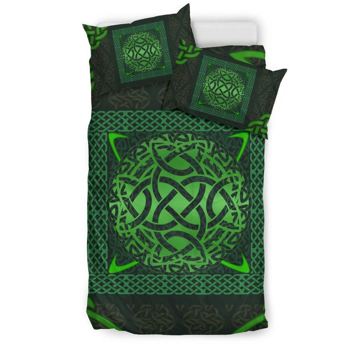 Celtic Bedding Set - Irish Carolingian Cross with Celtic Knot Duvet Cover
