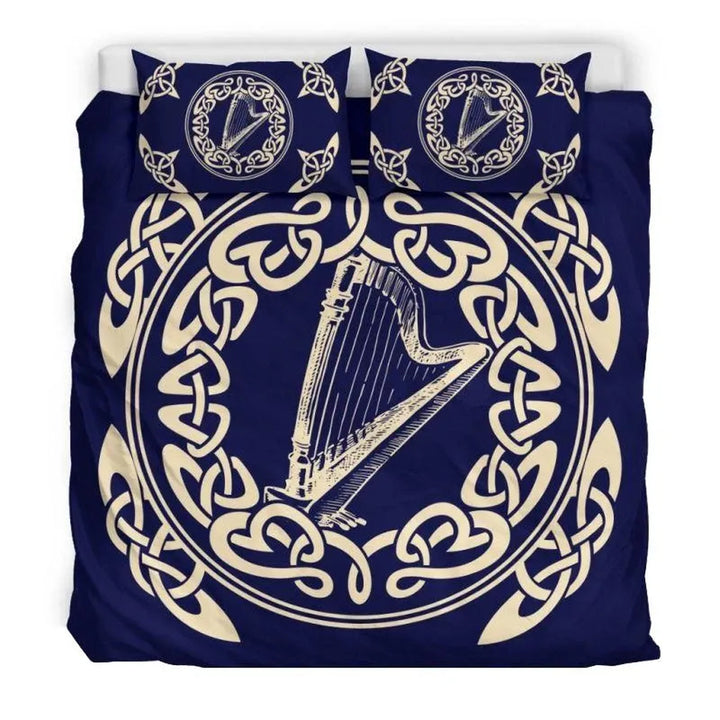 Celtic Bedding Set - Irish Harp