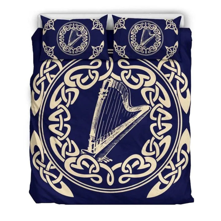 Celtic Bedding Set - Irish Harp