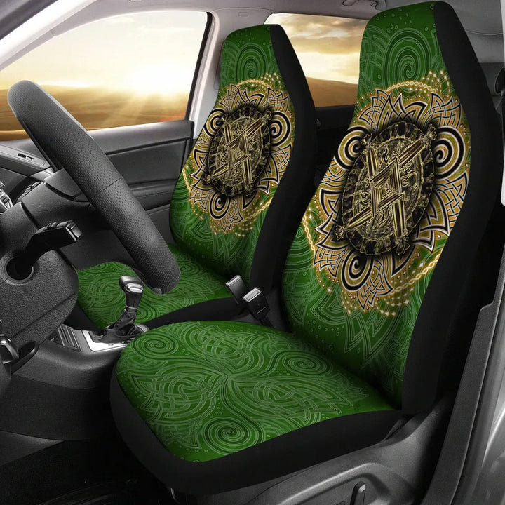 Celtic Car Seat Covers Celtic Irish St Brigid's Cross Triple Spiral