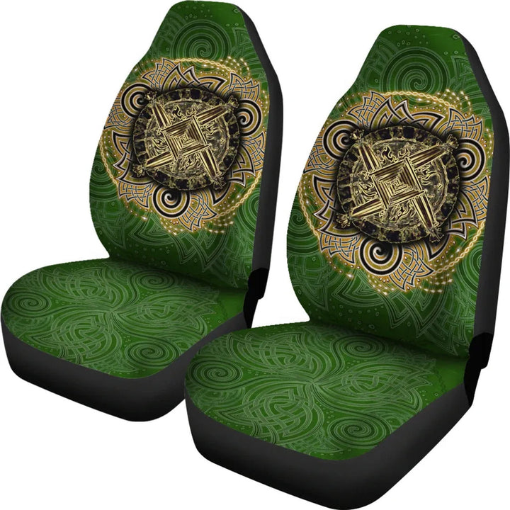 Celtic Car Seat Covers Celtic Irish St Brigid's Cross Triple Spiral