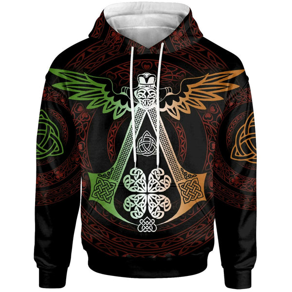 Celtic Hoodie - Irish Celtic Symbols and Ornaments
