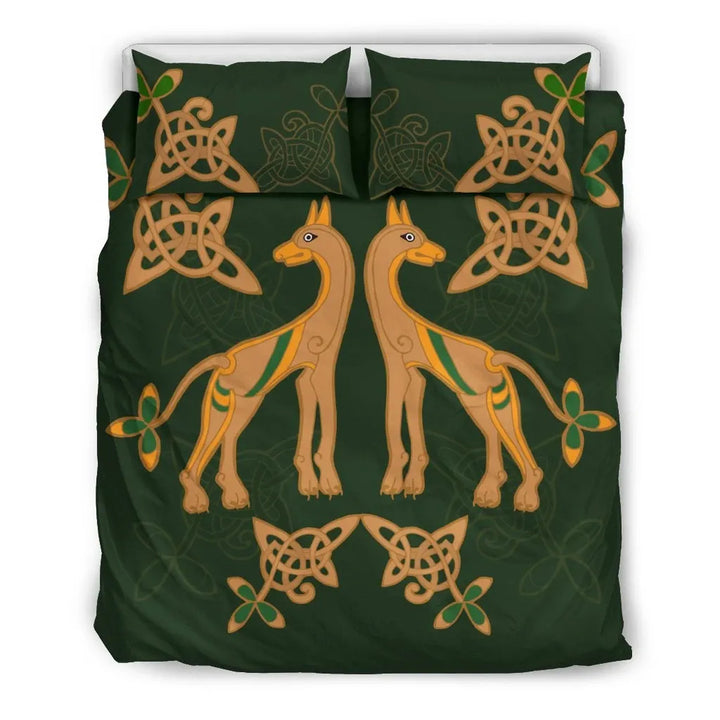 Celtic Irish With Knots And Clovers Bedding Set