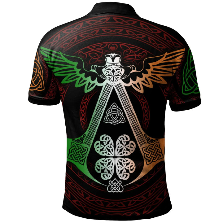 Celtic Polo Shirt Irish Celtic Symbols and Ornaments
