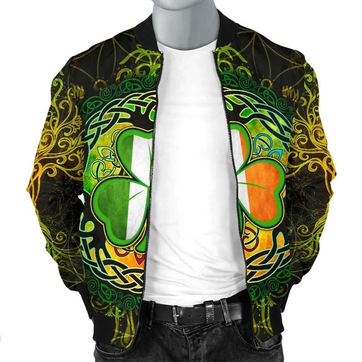 Ireland Celtic Unisex Bomber Jacket - Irish Tree of Life