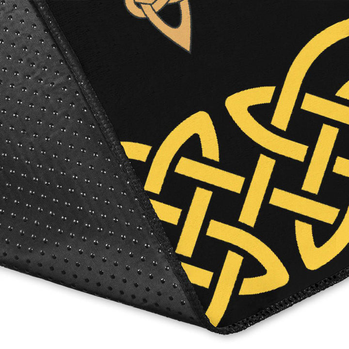 Cetic Scotland Area Rug Lion Royal Banner With Celtic Symbols