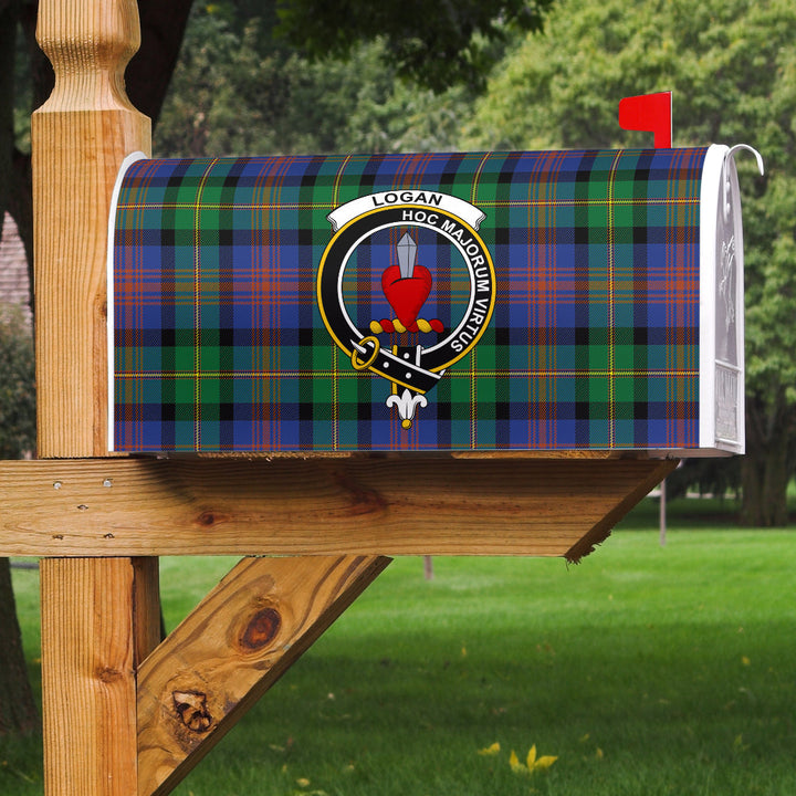 Logan Ancient Clan Badge Classic Tartan Mailbox Cover