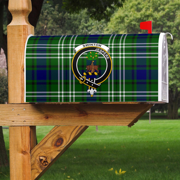 Swinton Clan Badge Classic Tartan Mailbox Cover