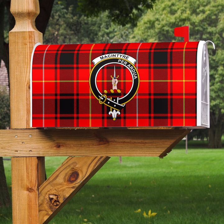 MacIntyre Modern Clan Badge Classic Tartan Mailbox Cover