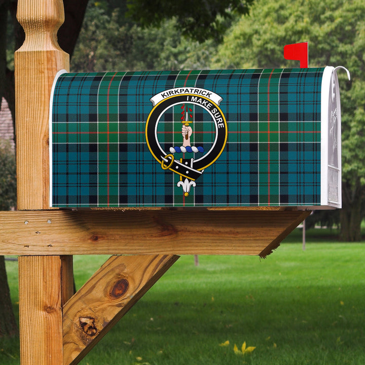 Kirkpatrick Clan Badge Classic Tartan Mailbox Cover