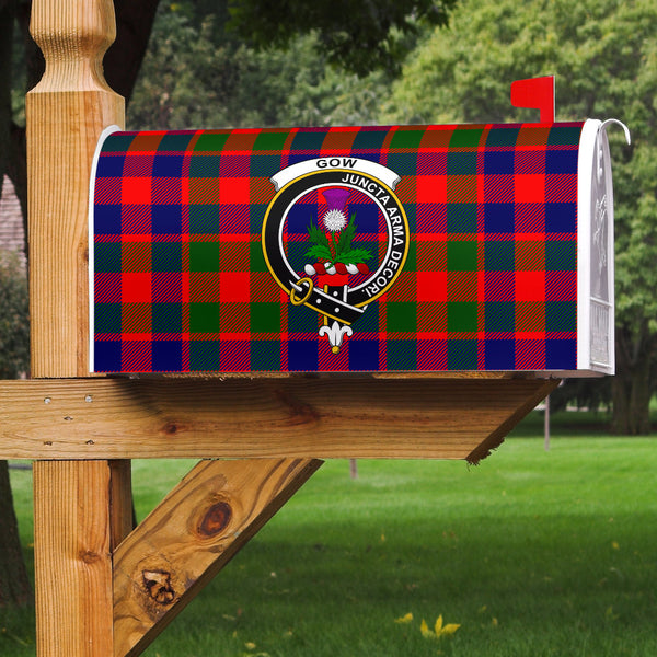 Gow of Skeoch Clan Badge Classic Tartan Mailbox Cover