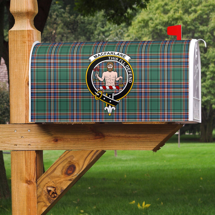 Macfarlane Hunting Ancient Clan Badge Classic Tartan Mailbox Cover