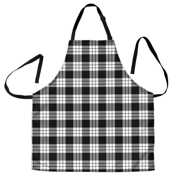 MacFarlane Black & White Tartan Clan Apron
