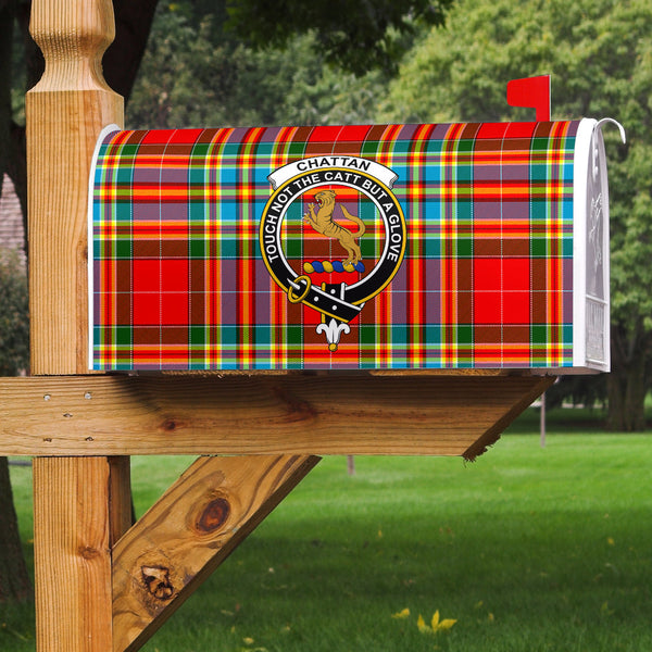 Chattan Clan Badge Classic Tartan Mailbox Cover