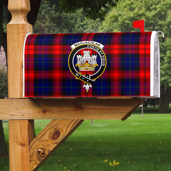 MacLachlan Modern Clan Badge Classic Tartan Mailbox Cover