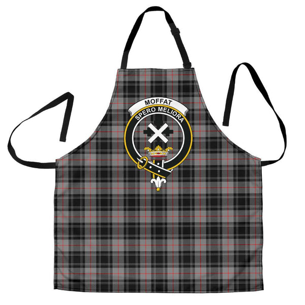 Moffat Modern Tartan Clan Crest Apron