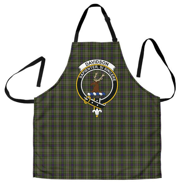 Davidson Tulloch Dress Tartan Clan Crest Apron