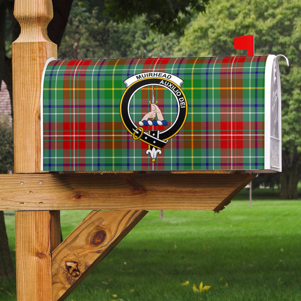 Muirhead Clan Badge Classic Tartan Mailbox Cover