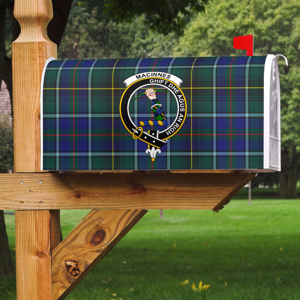 MacInnes Modern Clan Badge Classic Tartan Mailbox Cover