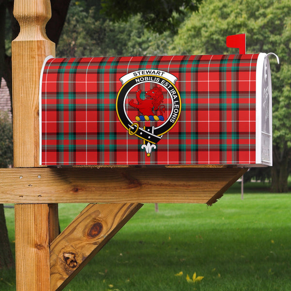 Stewart (Stuart) of Bute Clan Badge Classic Tartan Mailbox Cover