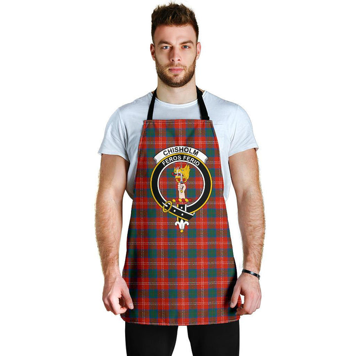 Chisholm Ancient Tartan Clan Crest Apron