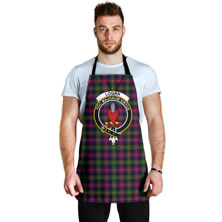 Logan Modern Tartan Clan Crest Apron