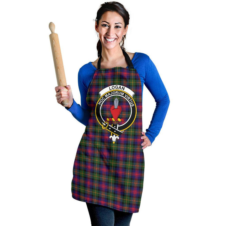 Logan Modern Tartan Clan Crest Apron