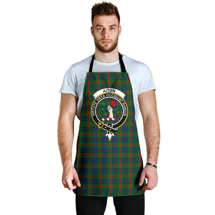 Aiton Tartan Clan Crest Apron