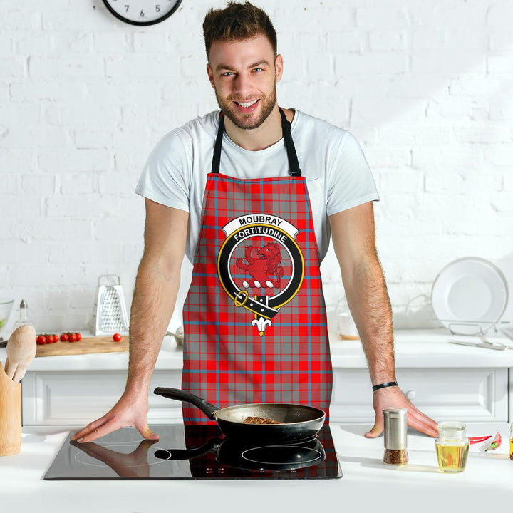 Moubray Tartan Clan Crest Apron