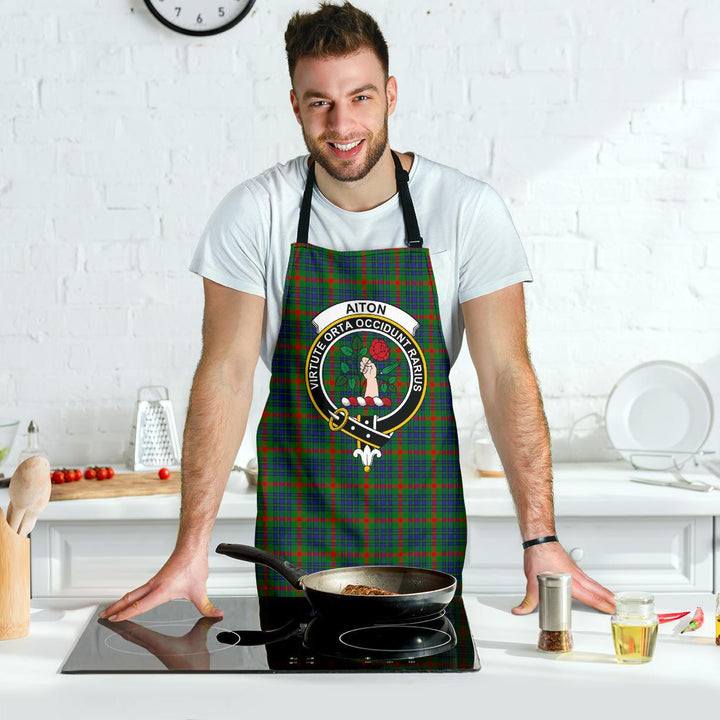Aiton Tartan Clan Crest Apron