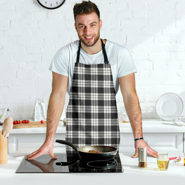 MacFarlane Black & White Ancient Tartan Clan Apron