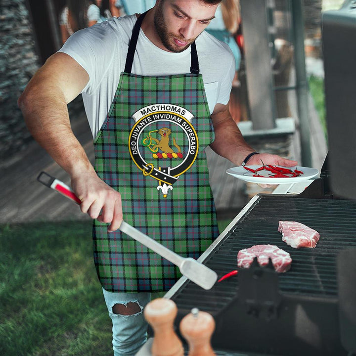 MacThomas Ancient Tartan Clan Crest Apron